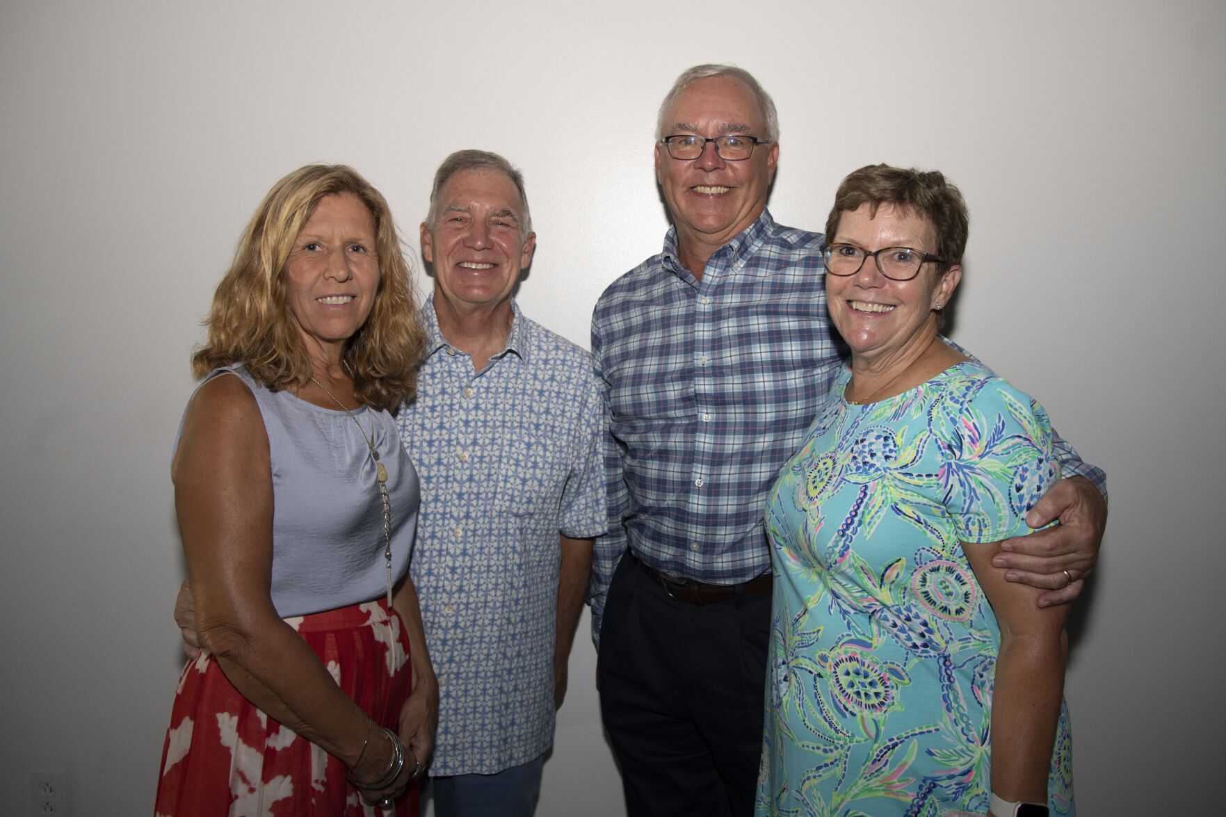 Carol and Dave May, Steve and Julia Moss